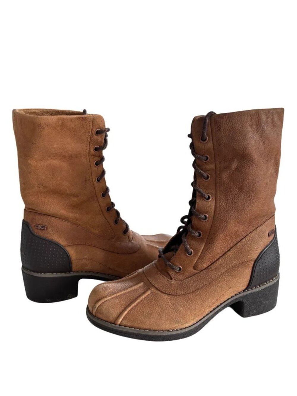 MERRELL Chateau Mid Lace Polar Waterproof Boots in Oak SZ 8.5